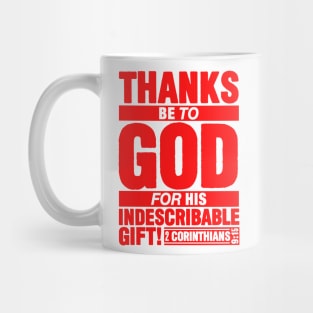 2 Corinthians 9:15 Thanks Mug